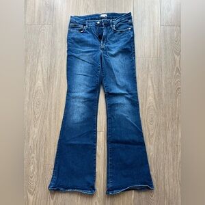 Good American Dark Blue Flare Jeans Size 10 | 30